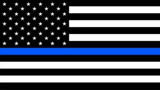 What Is The Meaning Of Black American Flag With Blue Stripe?