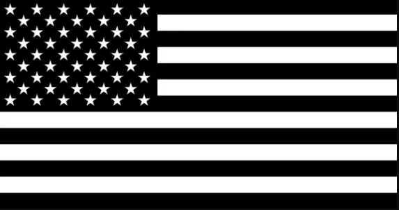What Is The Meaning Of Black And White American Flag?