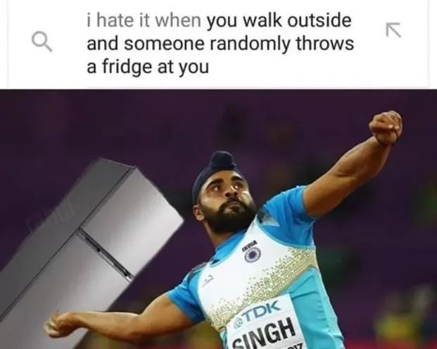 I Hate it When You Walk Outside and Someone Randomly Throws a Fridge at You.